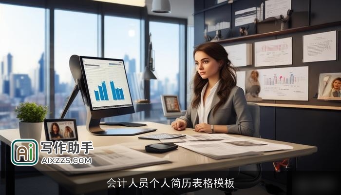 会计人员个人简历表格模板