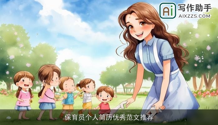 保育员个人简历优秀范文推荐