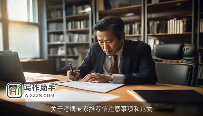 关于考博专家推荐信注意事项和范文