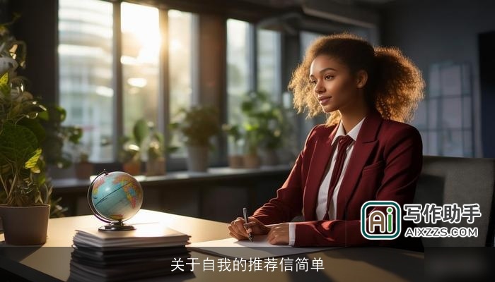关于自我的推荐信简单