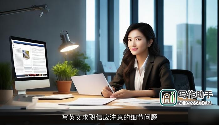 写英文求职信应注意的细节问题