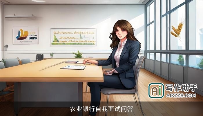 农业银行自我面试问答