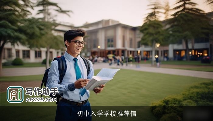初中入学学校推荐信