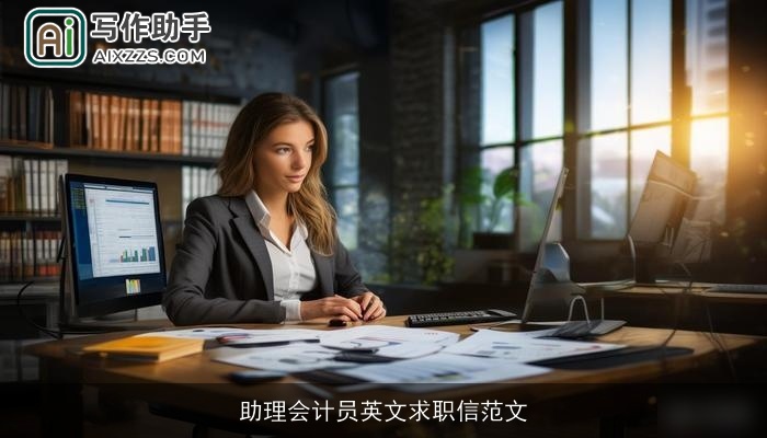 助理会计员英文求职信范文