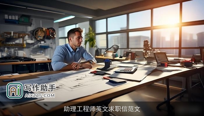 助理工程师英文求职信范文