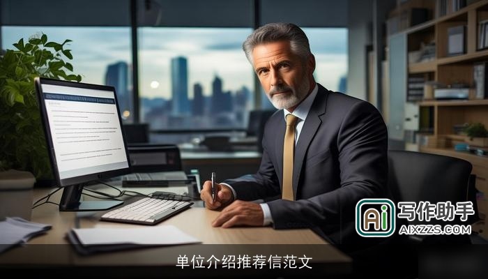 单位介绍推荐信范文