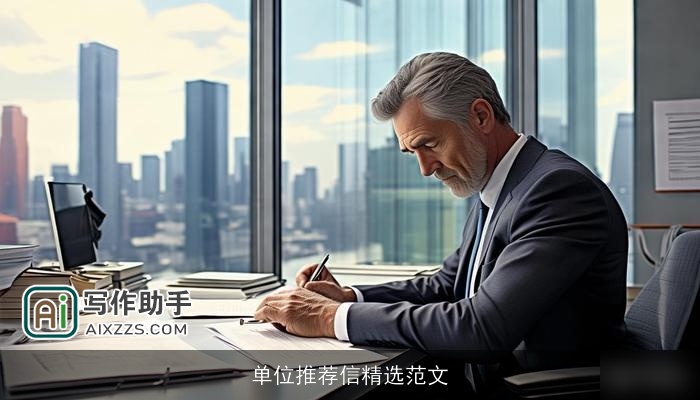 单位推荐信精选范文