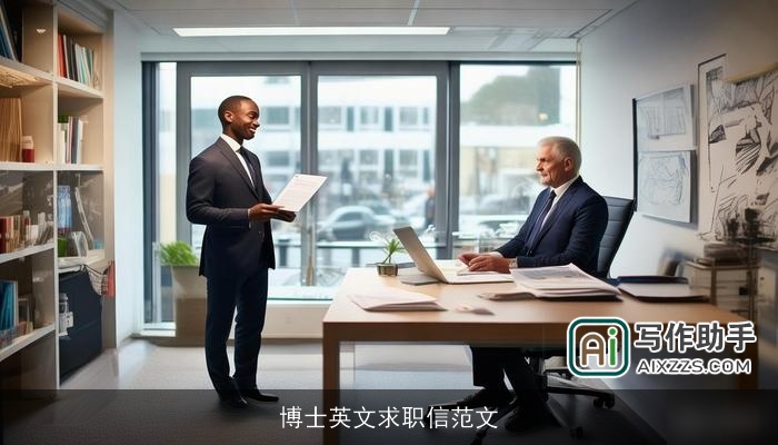 博士英文求职信范文