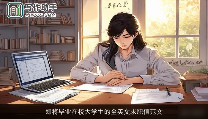 即将毕业在校大学生的全英文求职信范文