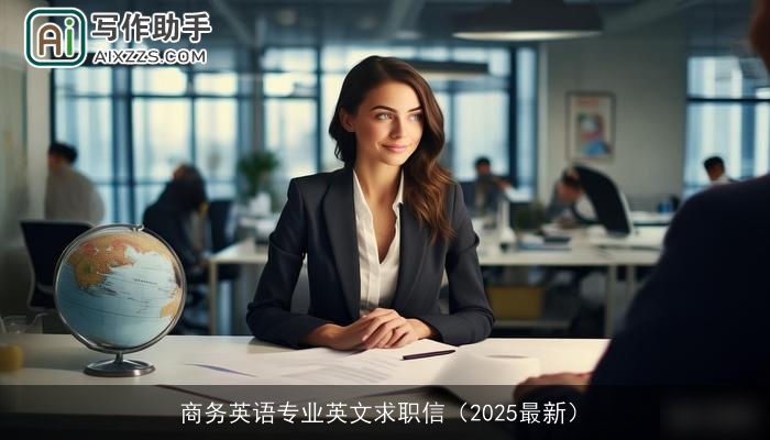 商务英语专业英文求职信（2025最新）