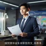 国贸类毕业生求职信范文_自荐书