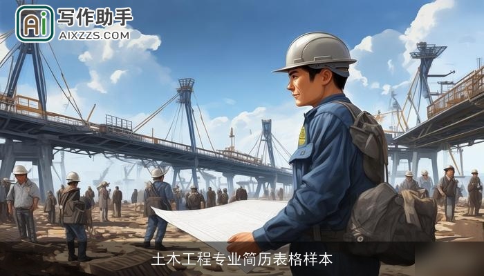 土木工程专业简历表格样本