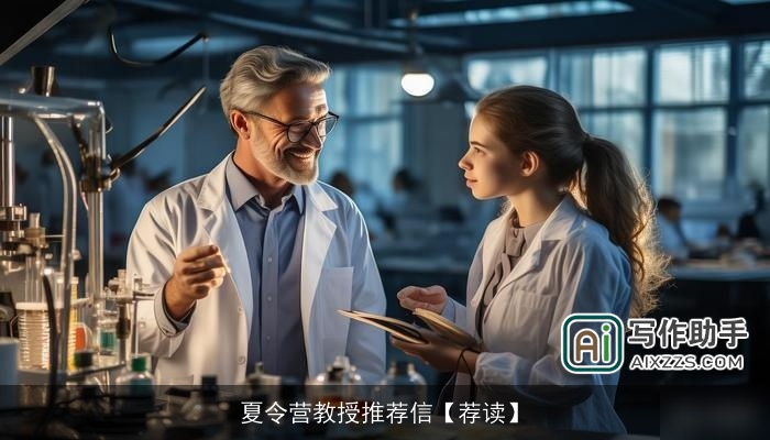 夏令营教授推荐信【荐读】