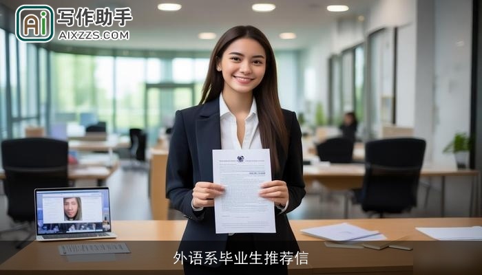 外语系毕业生推荐信
