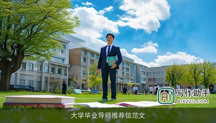 大学毕业导师推荐信范文