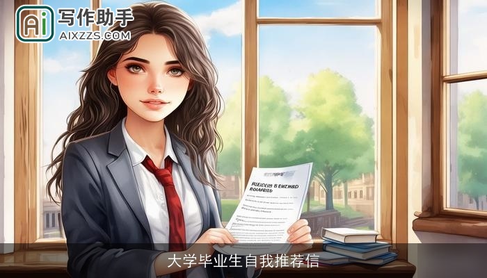 大学毕业生自我推荐信