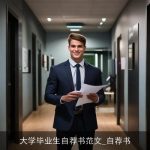 大学毕业生自荐书范文_自荐书