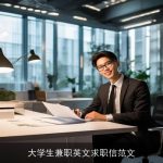 大学生兼职英文求职信范文