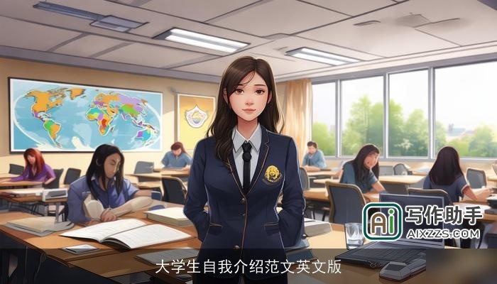 大学生自我介绍范文英文版