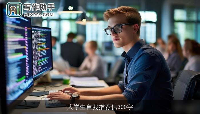 大学生自我推荐信300字