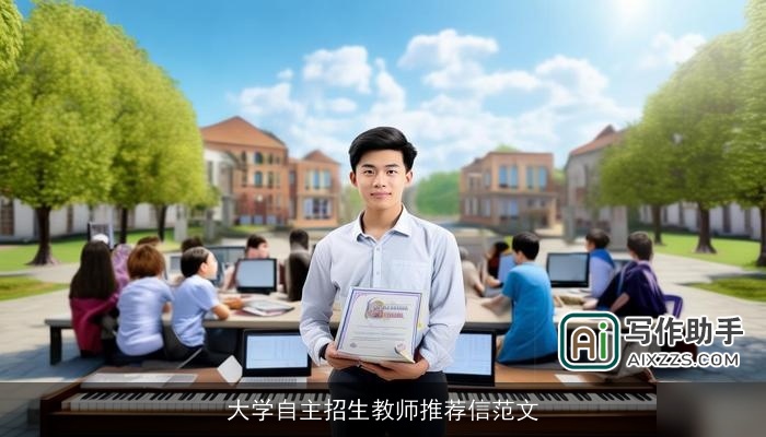 大学自主招生教师推荐信范文