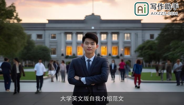 大学英文版自我介绍范文