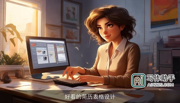 好看的简历表格设计