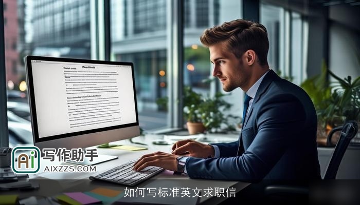 如何写标准英文求职信