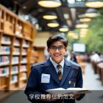 学校推荐信的范文
