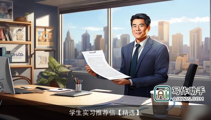 学生实习推荐信【精选】