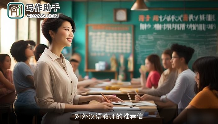 对外汉语教师的推荐信