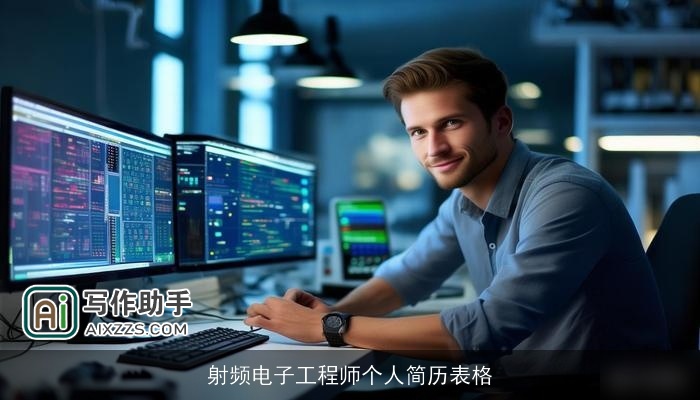 射频电子工程师个人简历表格