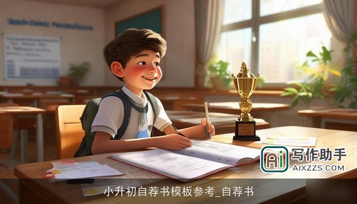 小升初自荐书模板参考_自荐书