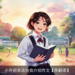 小升初英语自我介绍作文【带翻译】