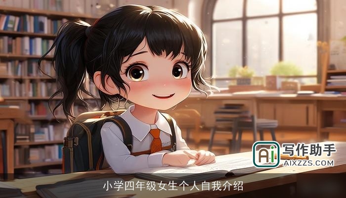 小学四年级女生个人自我介绍