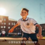 小学毕业生自我介绍200字
