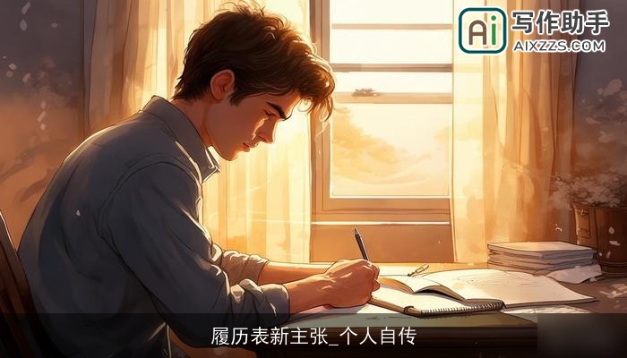 履历表新主张_个人自传