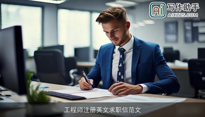 工程师注册英文求职信范文