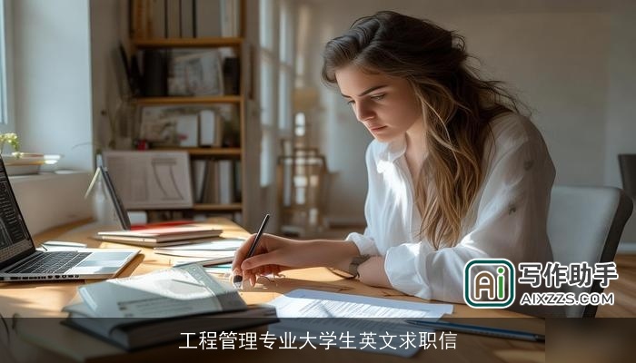 工程管理专业大学生英文求职信