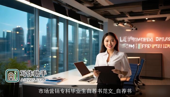 市场营销专科毕业生自荐书范文_自荐书