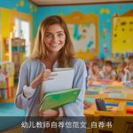 幼儿教师自荐信范文_自荐书