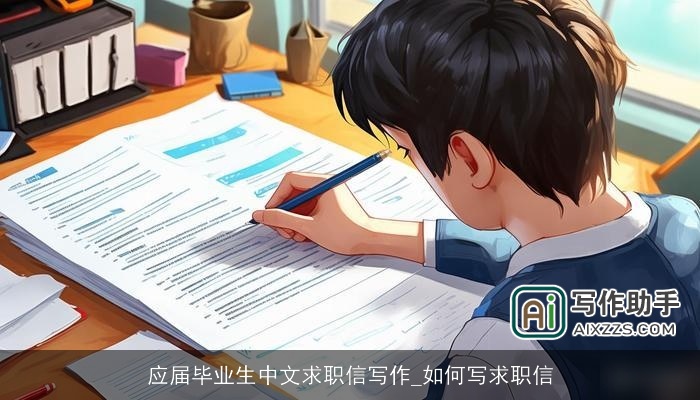 应届毕业生中文求职信写作_如何写求职信