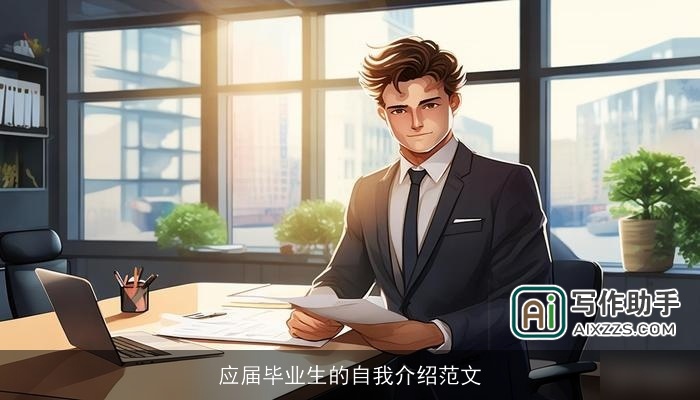 应届毕业生的自我介绍范文