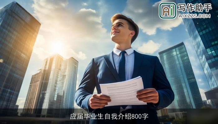 应届毕业生自我介绍800字