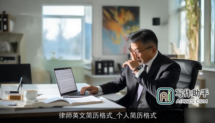 律师英文简历格式_个人简历格式