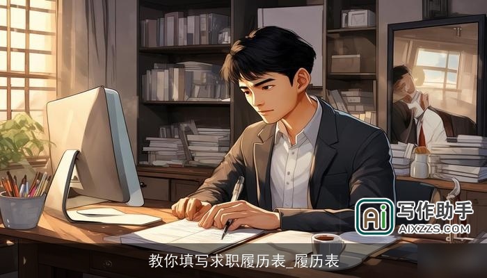 教你填写求职履历表_履历表