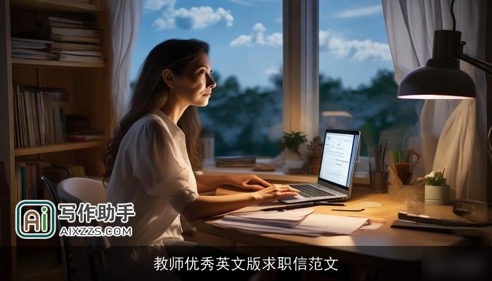 教师优秀英文版求职信范文