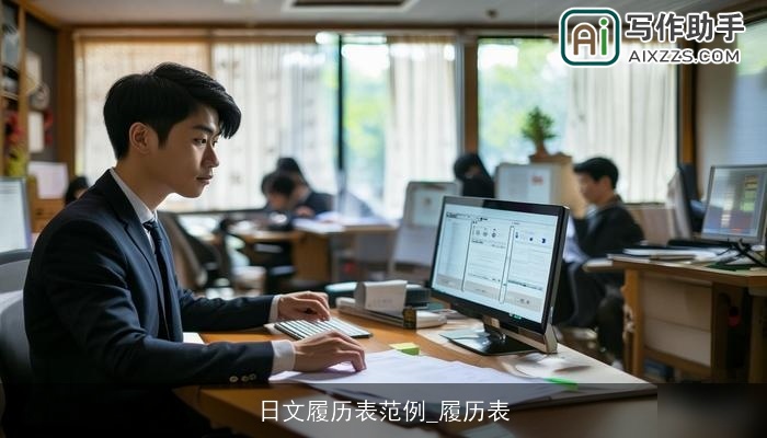 日文履历表范例_履历表