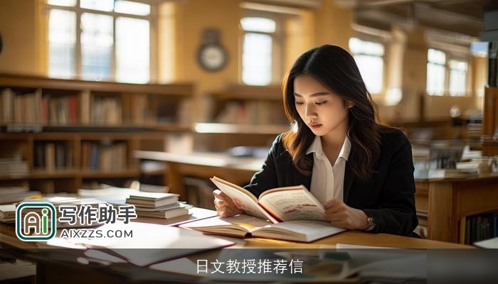 日文教授推荐信