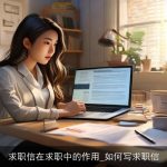 求职信在求职中的作用_如何写求职信